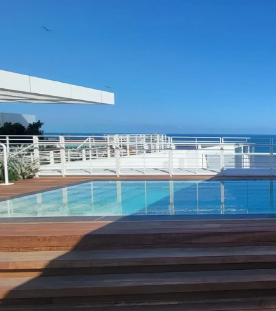 Balcony Deck Overlooking Tropical Garden